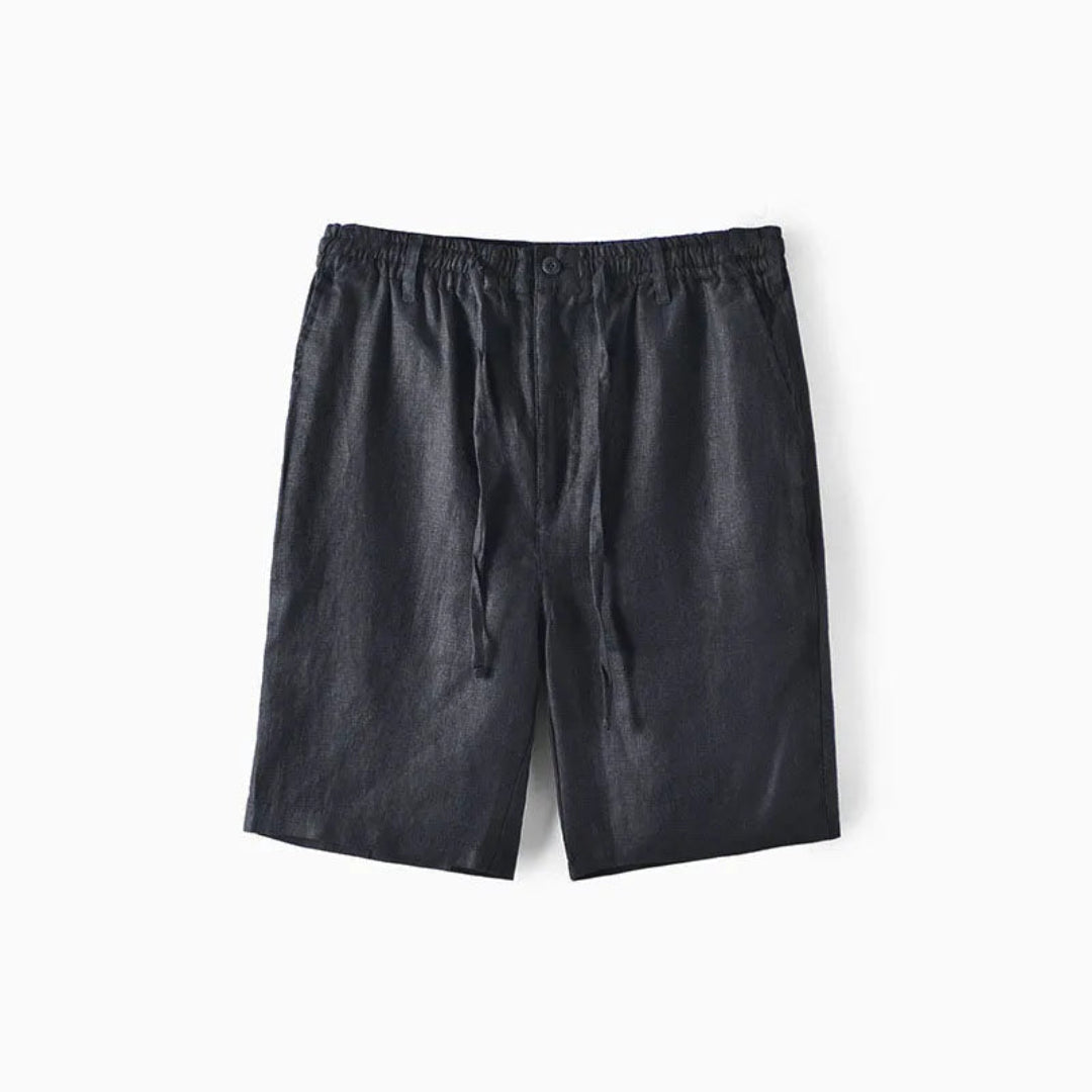 Dale Relaxed Linen Drawstring Shorts Artisio