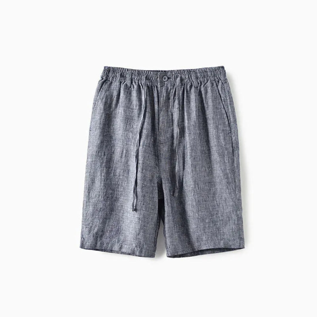 Dale Relaxed Linen Drawstring Shorts Artisio