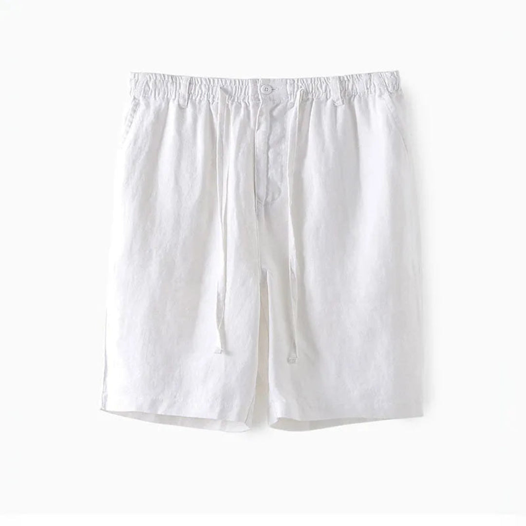 Dale Relaxed Linen Drawstring Shorts Artisio