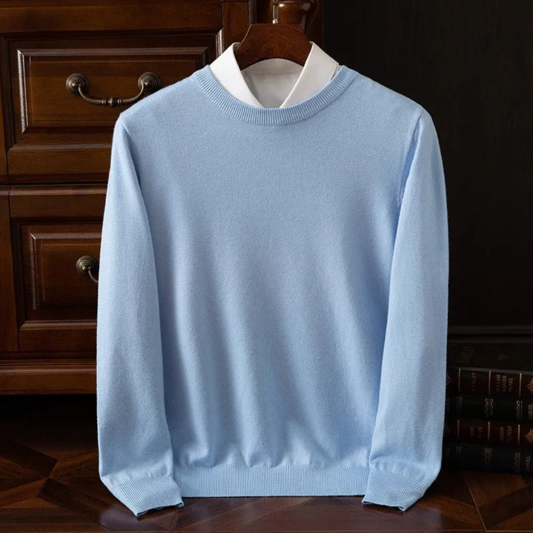 Dan Crew Neck Cashmere Sweater Artisio