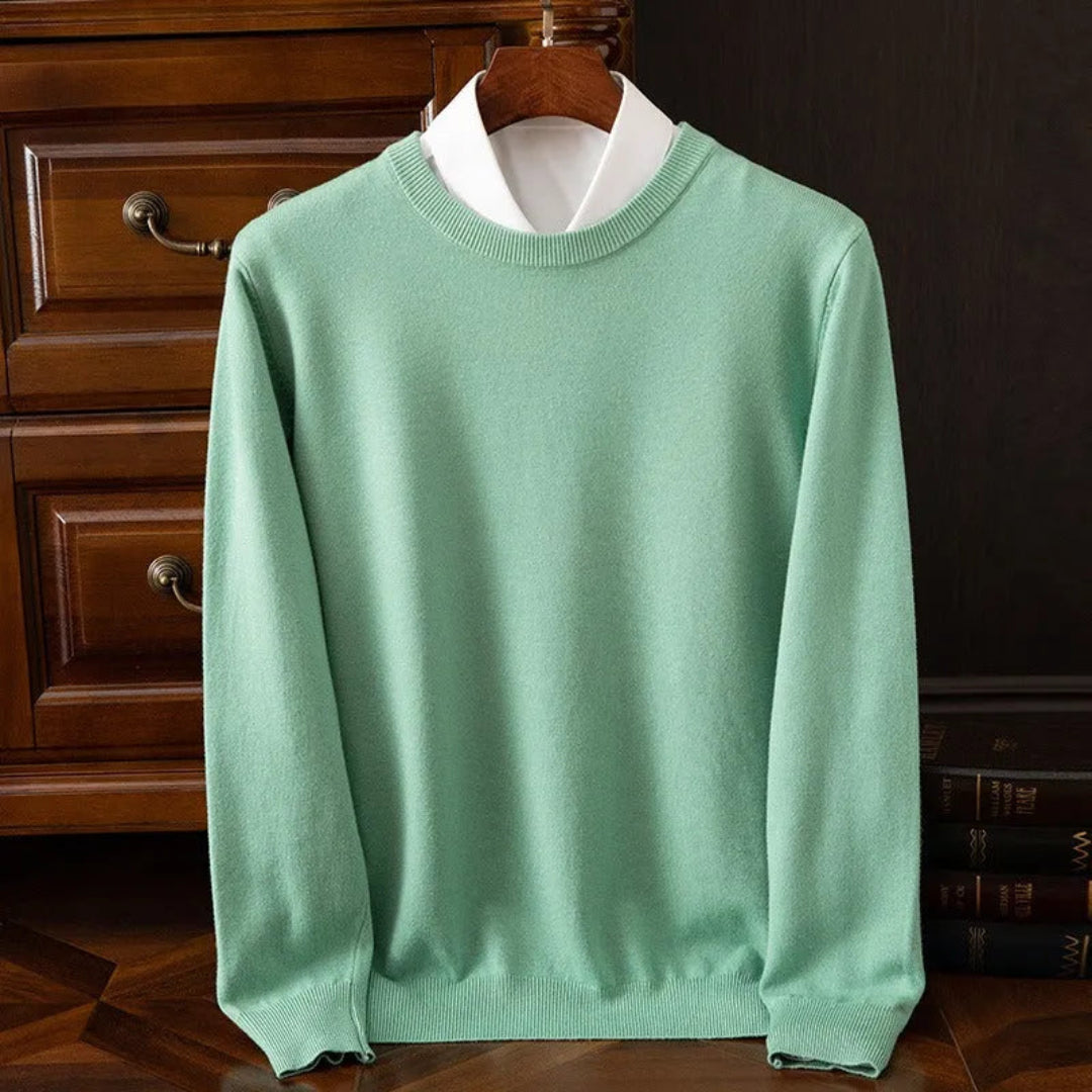 Dan Crew Neck Cashmere Sweater Artisio
