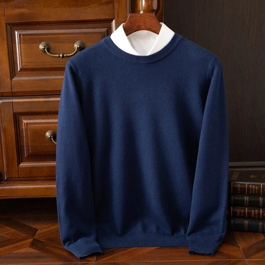 Dan Crew Neck Cashmere Sweater Artisio