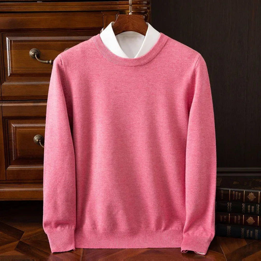 Dan Crew Neck Cashmere Sweater Artisio
