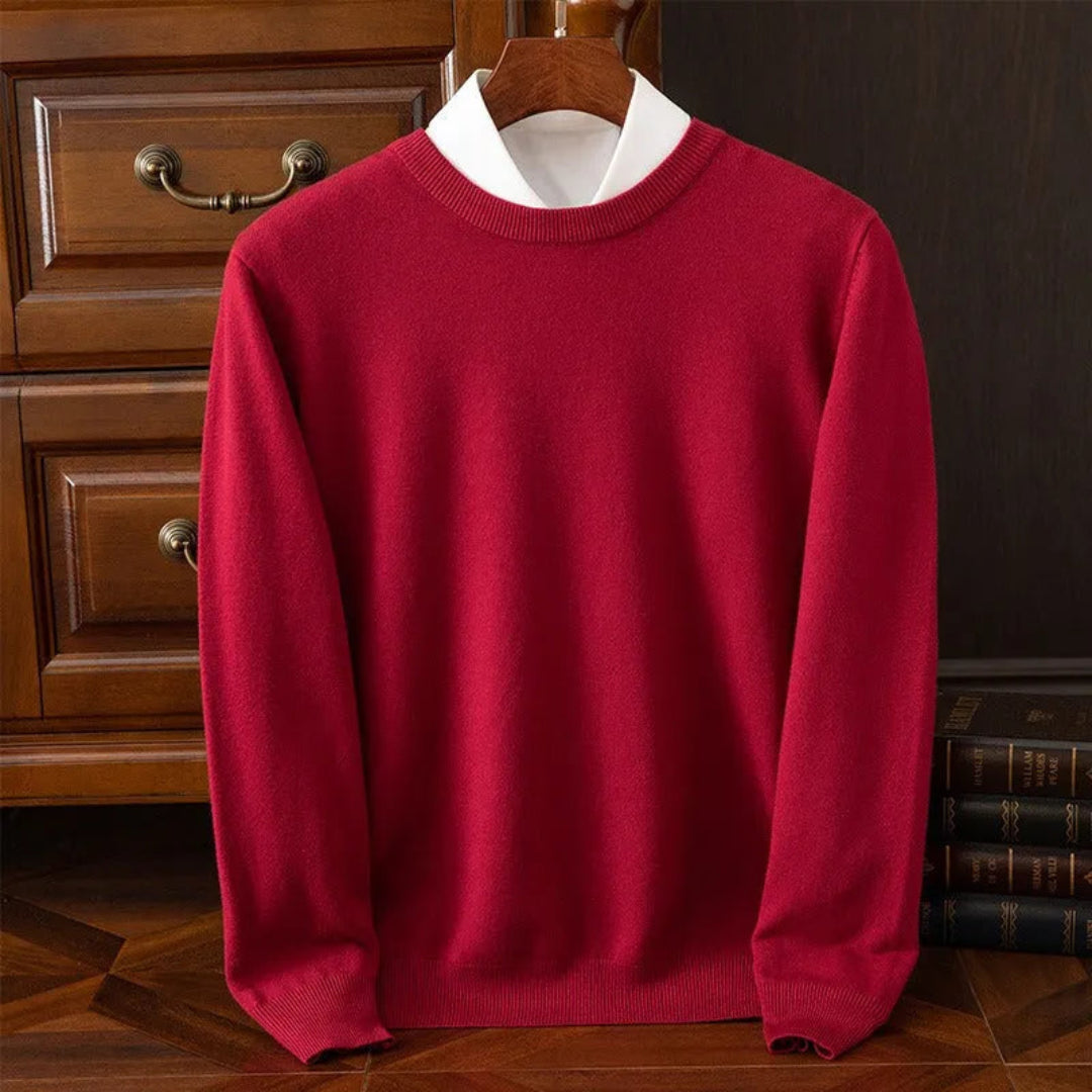 Dan Crew Neck Cashmere Sweater Artisio