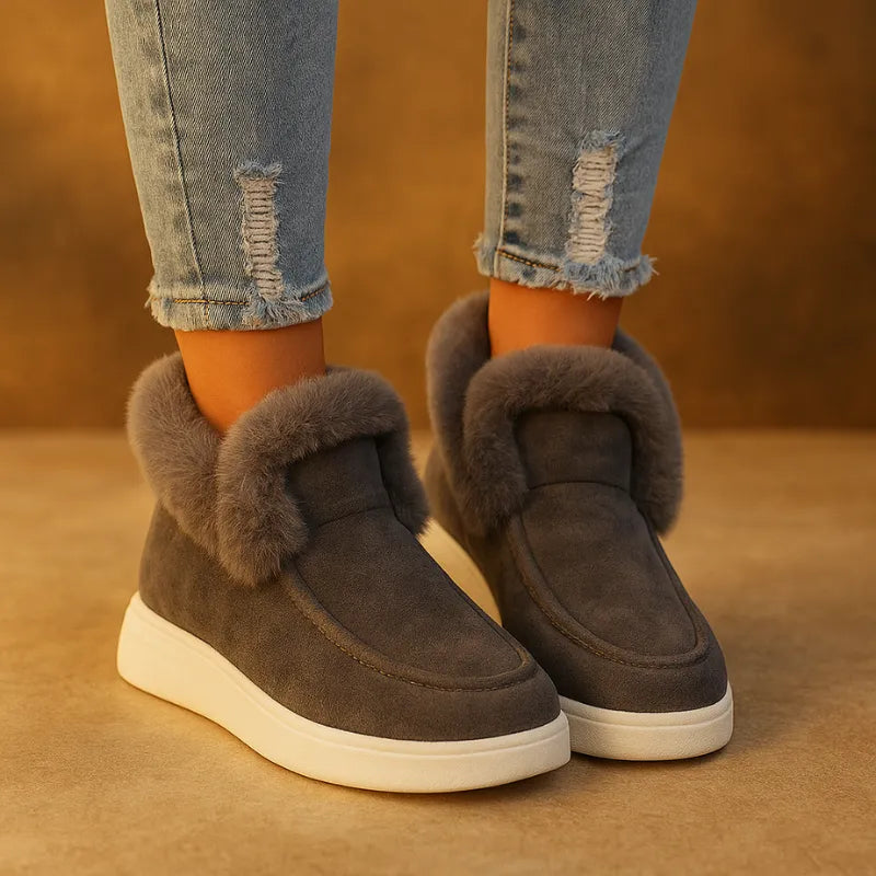 Danica Plush Fur Lined Boots Artisio