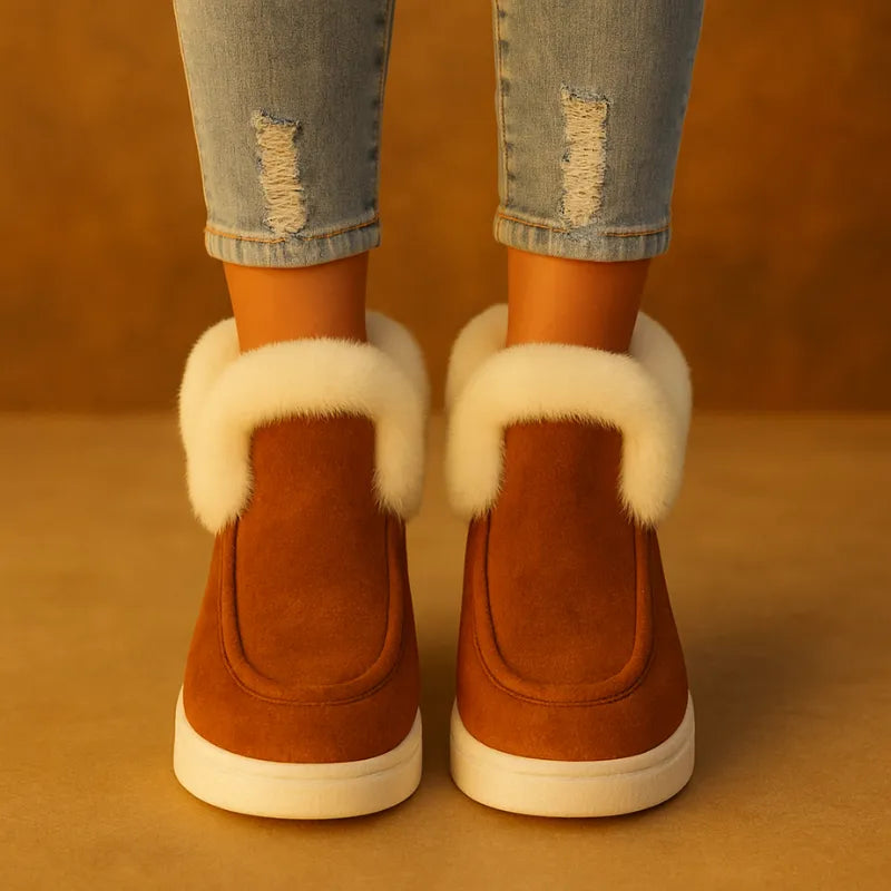 Danica Plush Fur Lined Boots Artisio