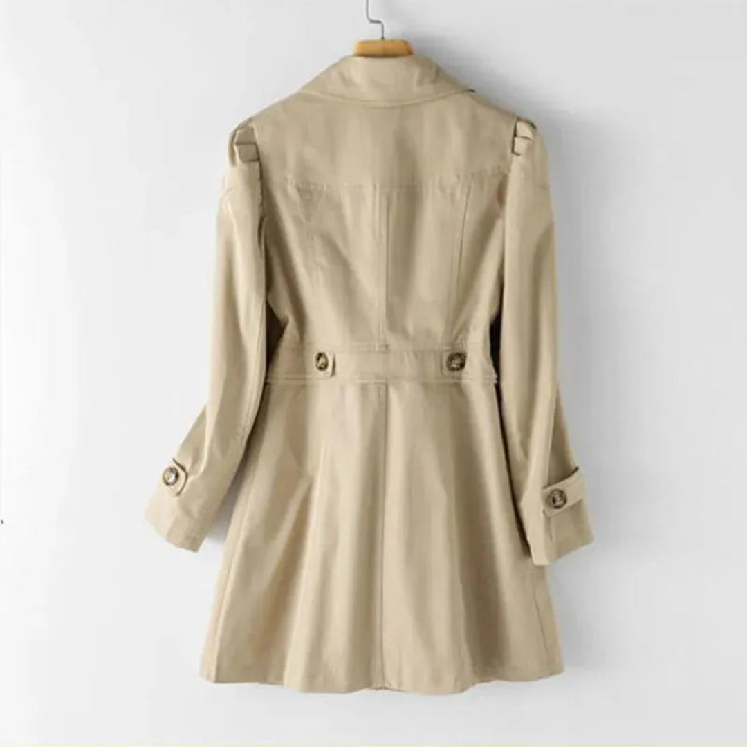 Della Classic Double-Breasted Trench Coat Artisio