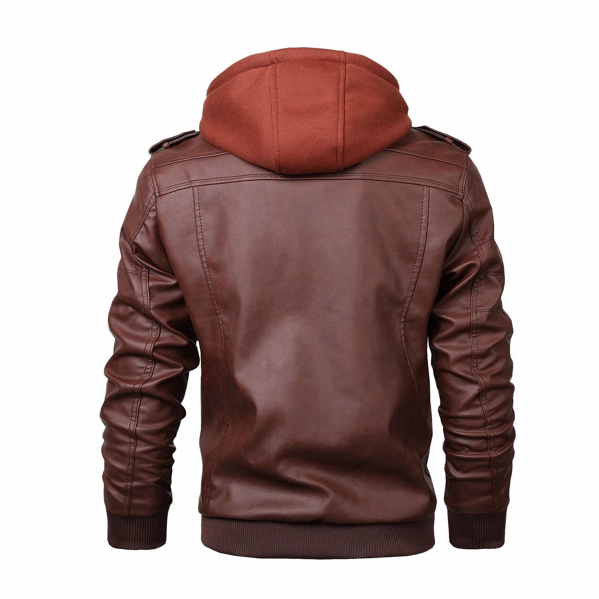 Duke Hooded Leather Jacket Artisio