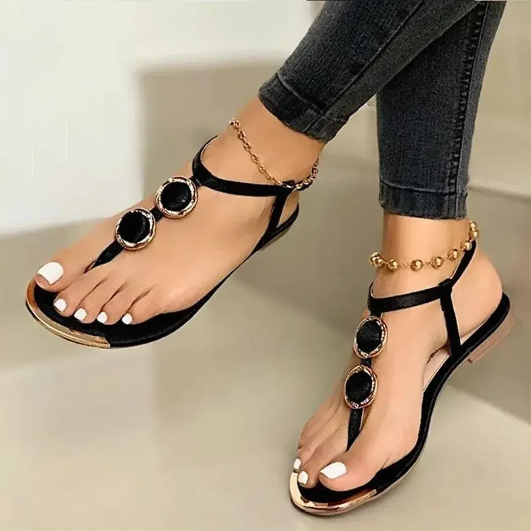Elena T-Strap Sandals Artisio