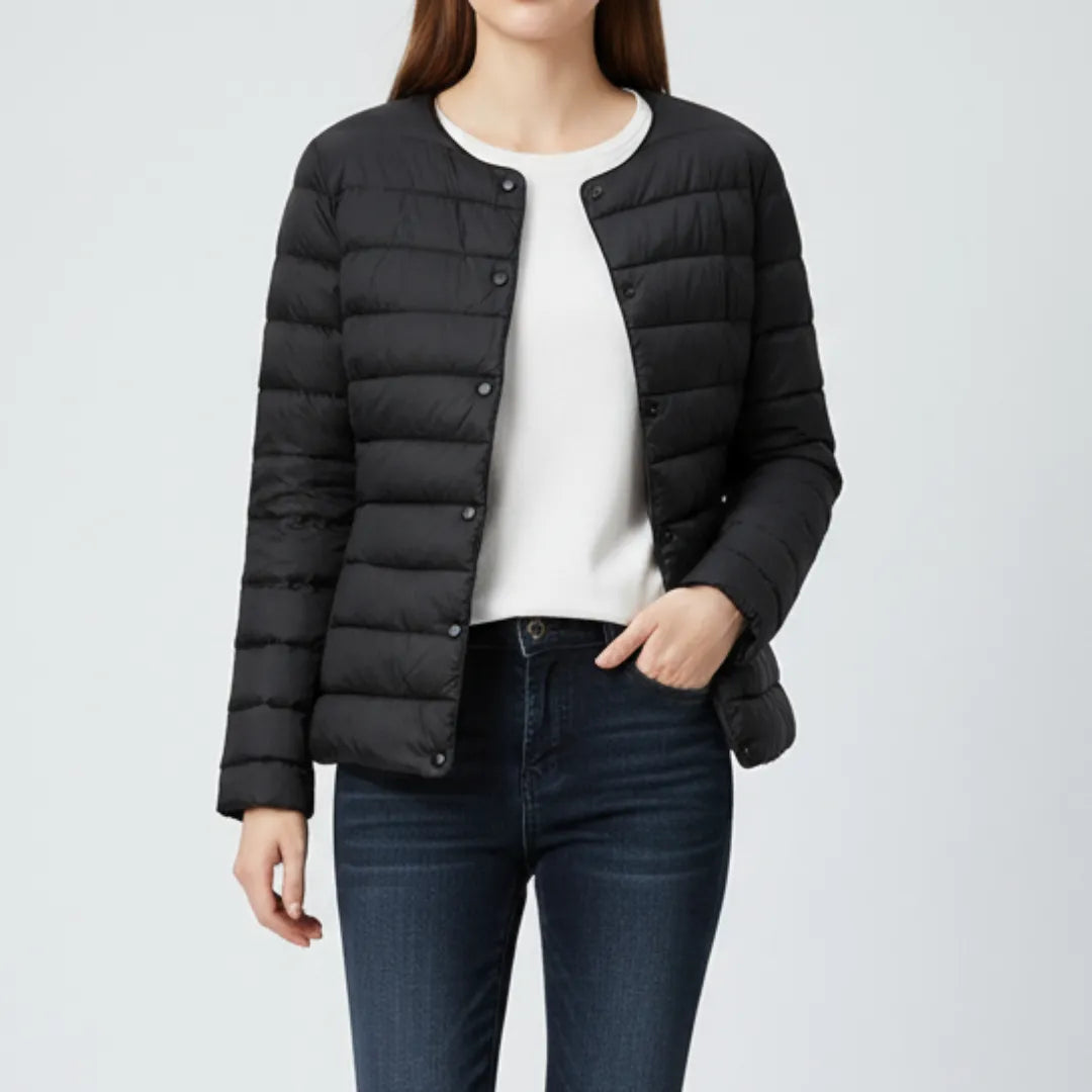 Elvie Women’s Ultra-Light Quilted Down Jacket Artisio