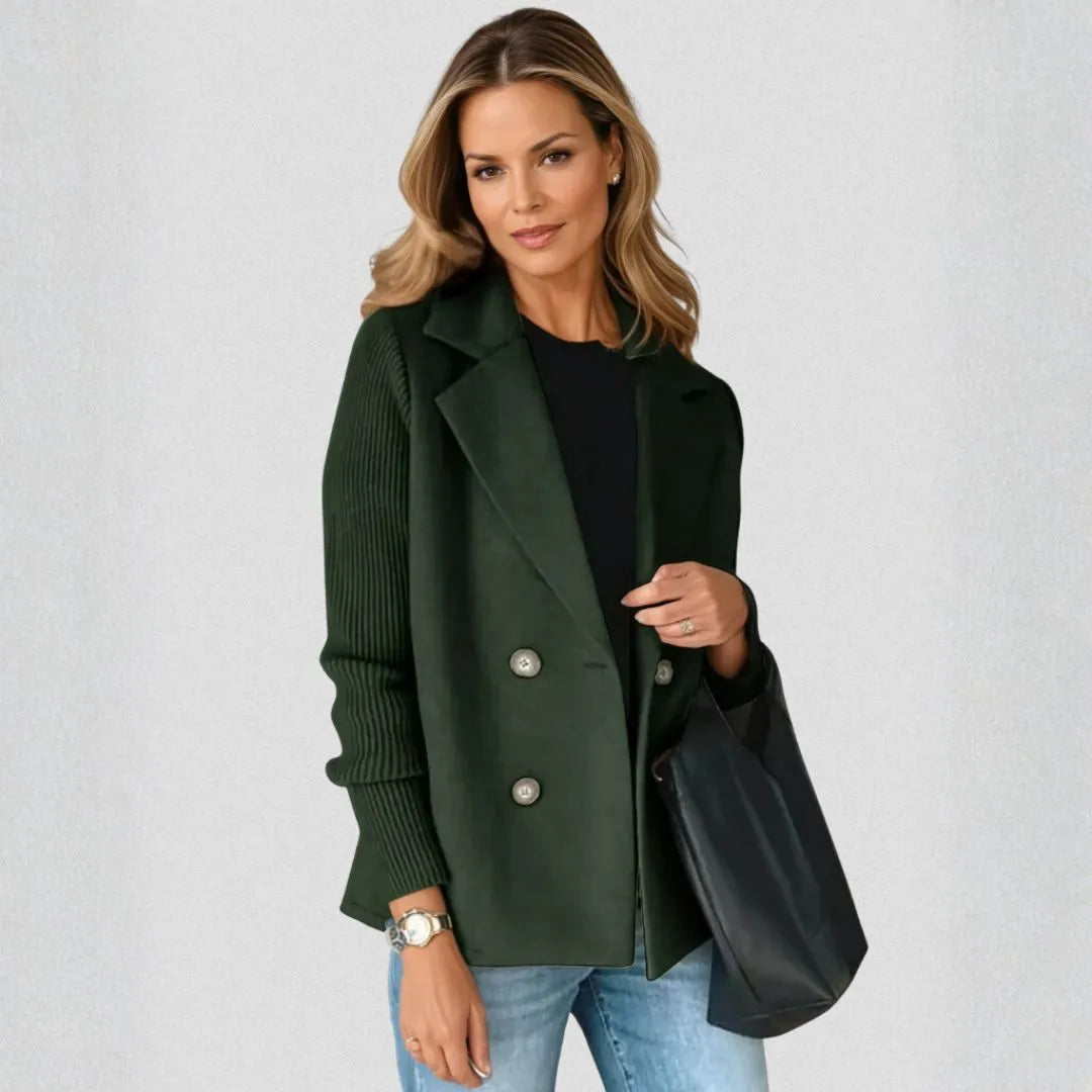 Eva Women’s Double-Breasted Sweater Blazer Artisio