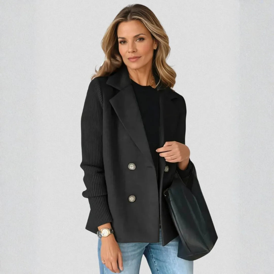 Eva Women’s Double-Breasted Sweater Blazer Artisio