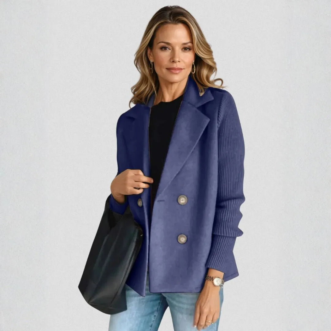 Eva Women’s Double-Breasted Sweater Blazer Artisio