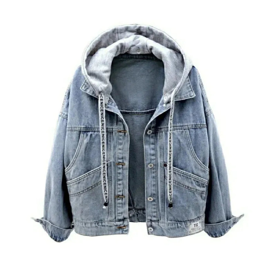 Fallon Hooded Denim Jacket Artisio