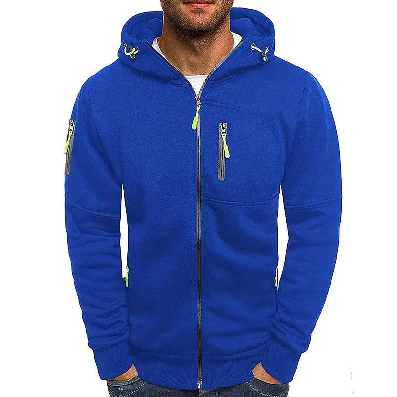 Felix Contrast Full-Zip Hoodie Artisio