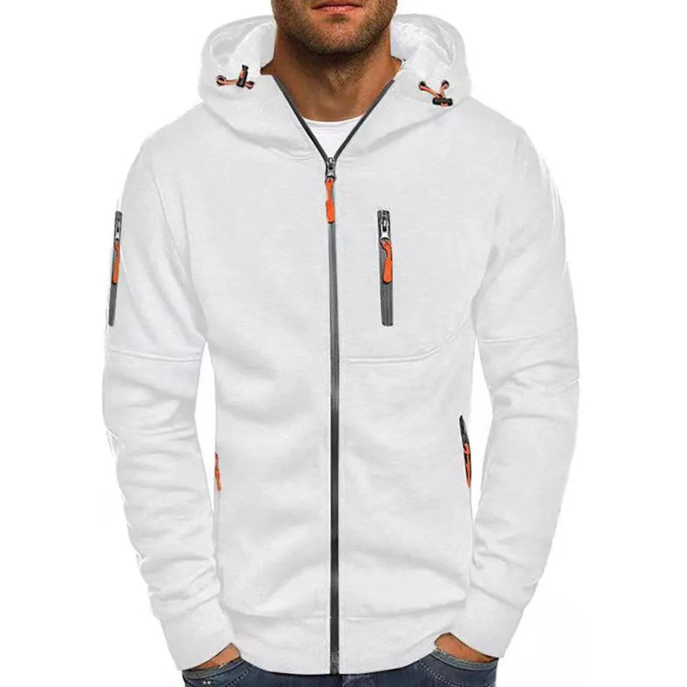 Felix Contrast Full-Zip Hoodie Artisio