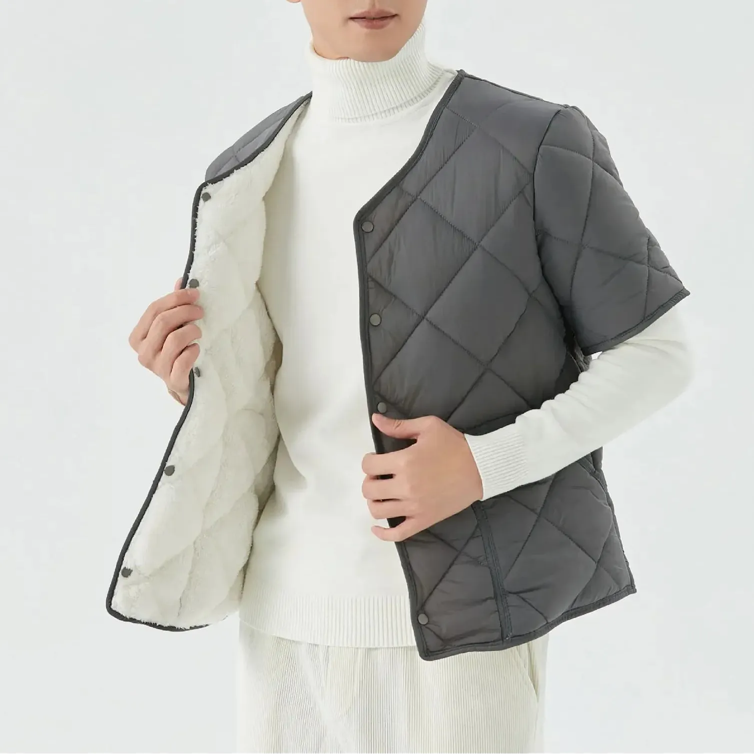 Gio Fleece Quilted Vest Artisio