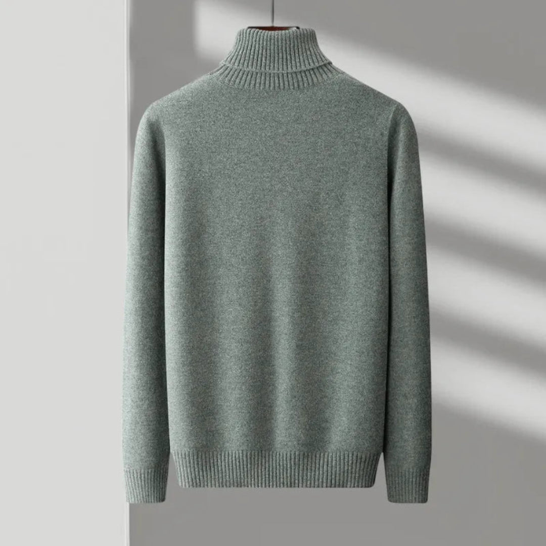 Glen Pure Wool Turtleneck Sweater Artisio