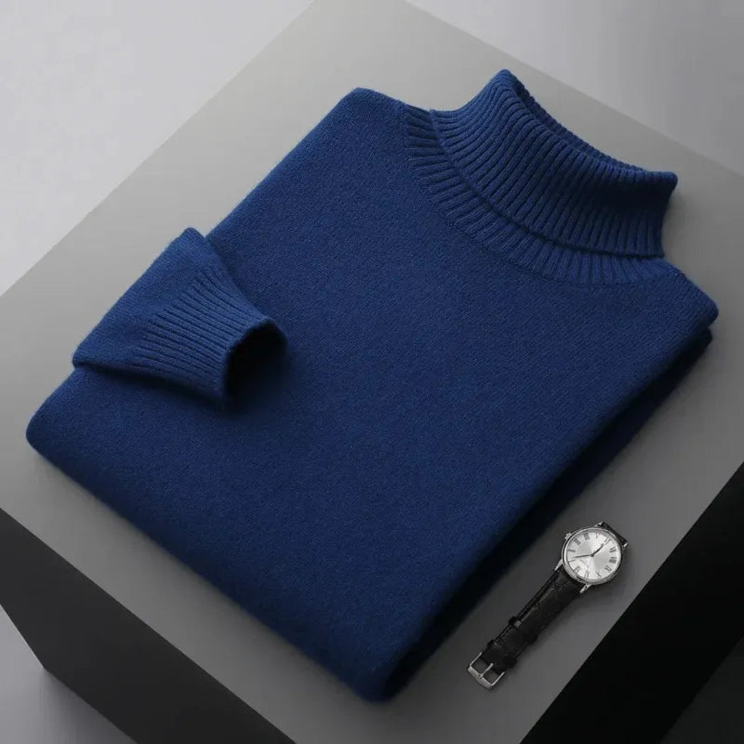 Glen Pure Wool Turtleneck Sweater Artisio