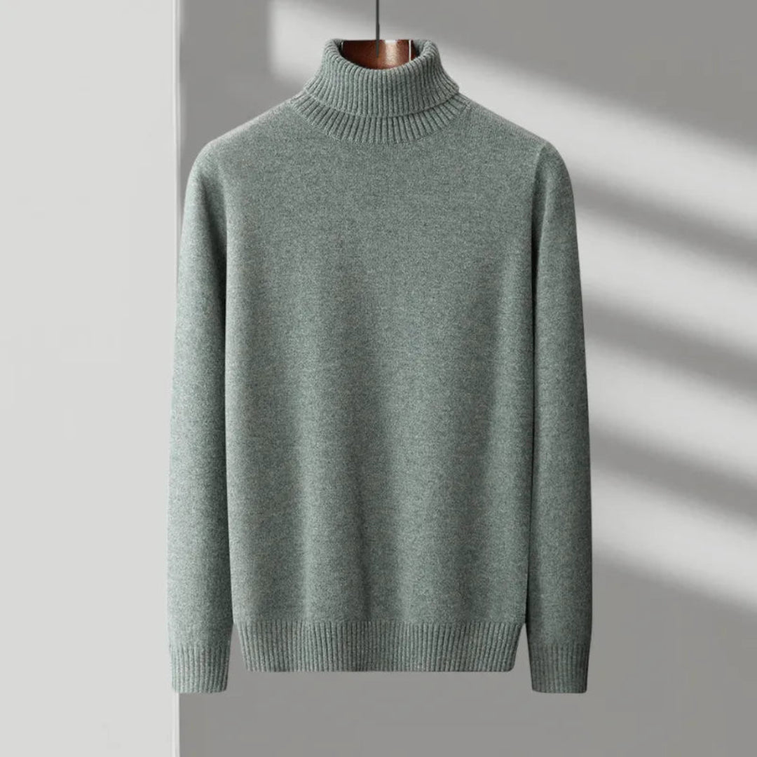 Glen Pure Wool Turtleneck Sweater Artisio
