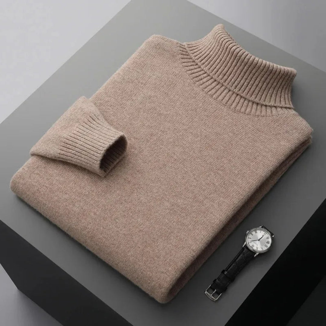 Glen Pure Wool Turtleneck Sweater Artisio
