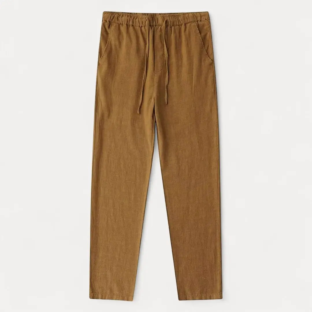 Harrison Drawstring Linen Pants Artisio
