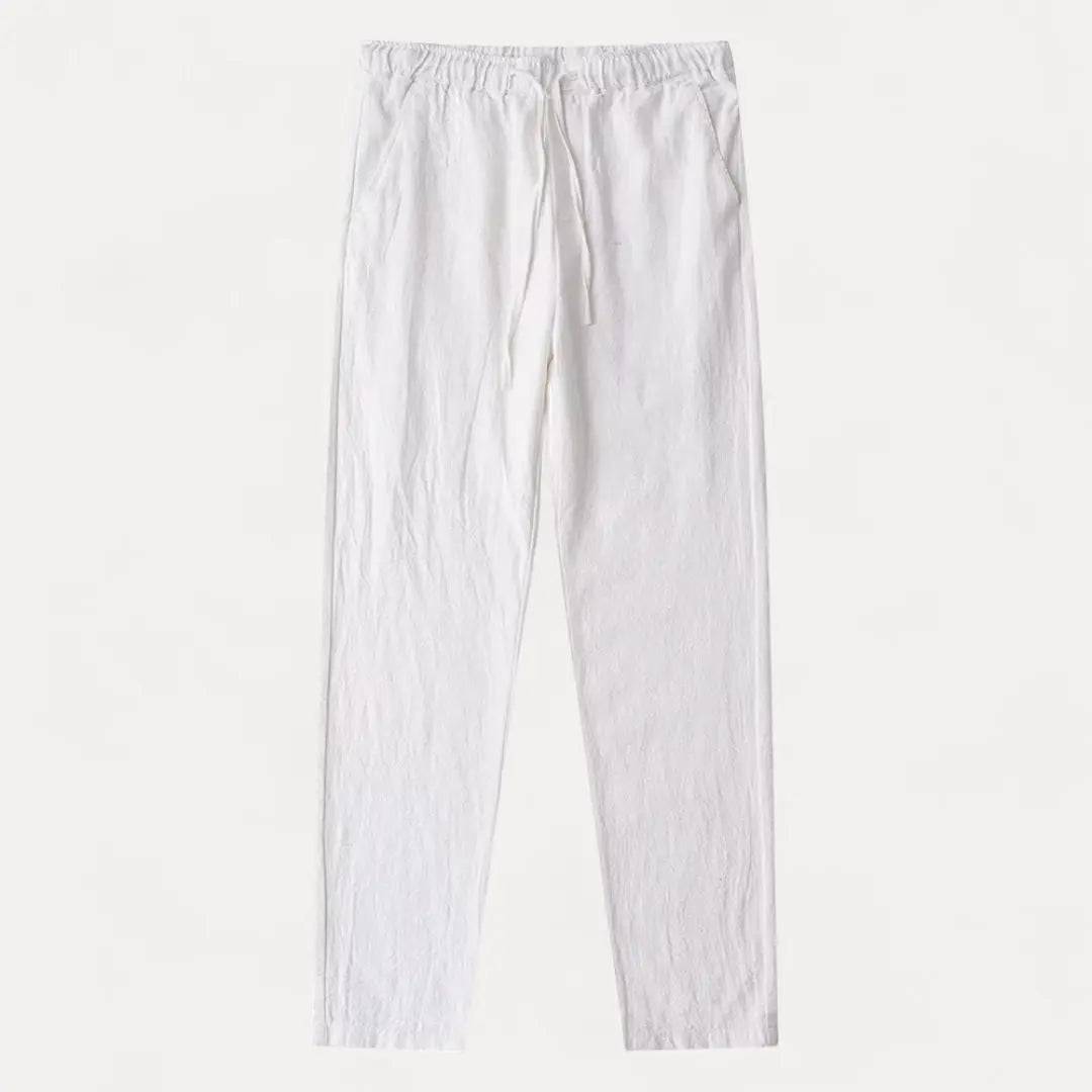 Harrison Drawstring Linen Pants Artisio