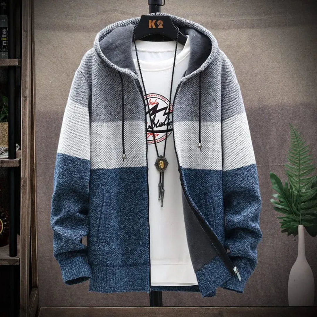 Harry Color-Block Wool Hoodie Artisio