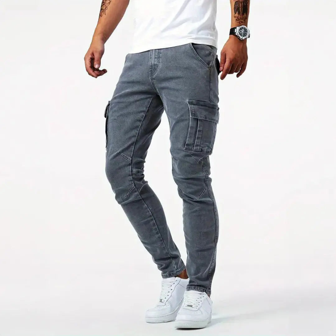 Hunter Denim Slim Cargo Pants Artisio