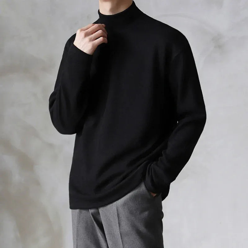 Ivan Mock Neck Pullover Artisio