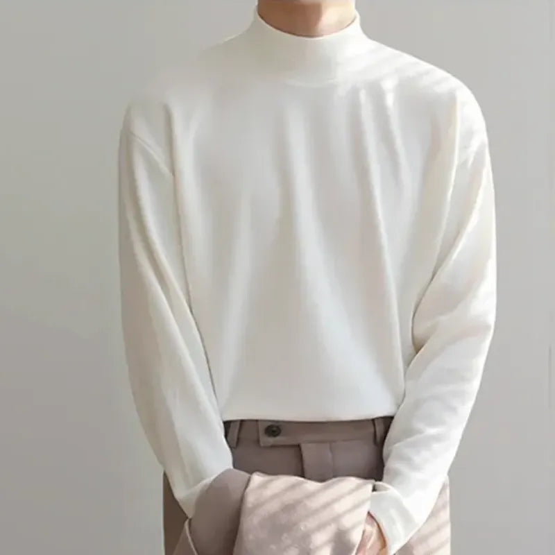 Ivan Mock Neck Pullover Artisio