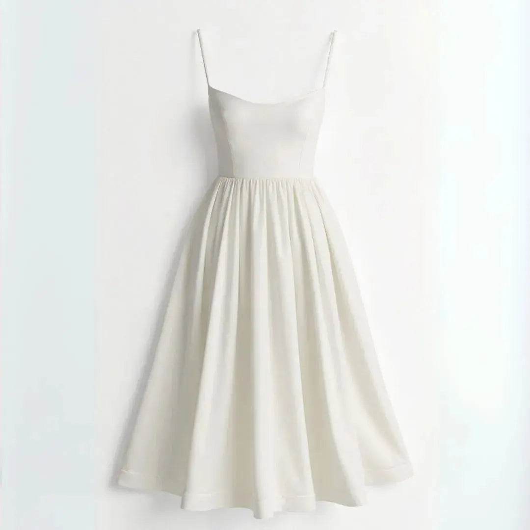 Isabelle Spaghetti Strap Midi Dress Artisio