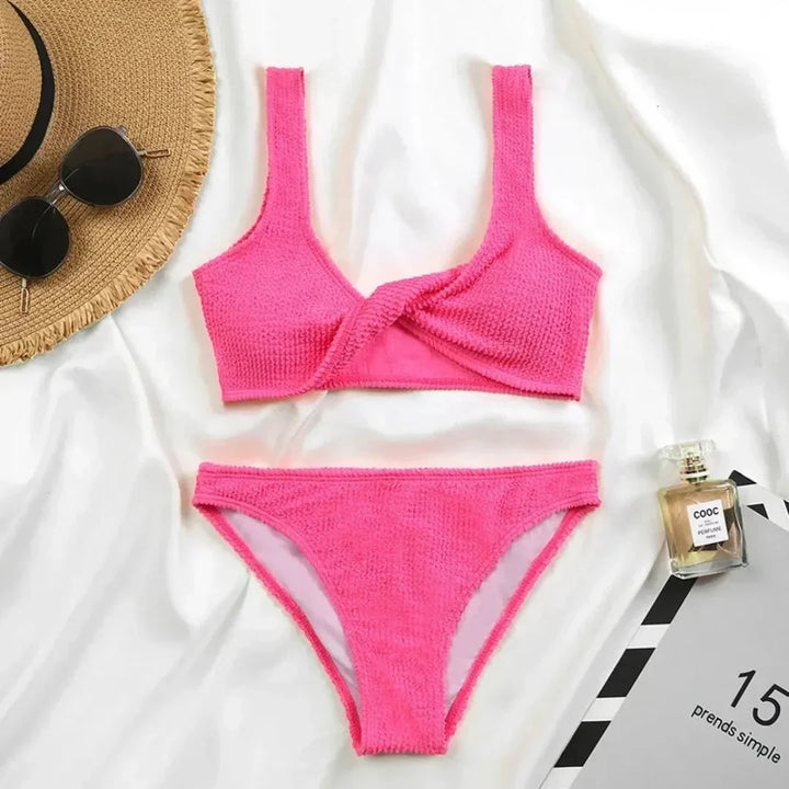 Isla Twist Ribbed Bikini Set Artisio