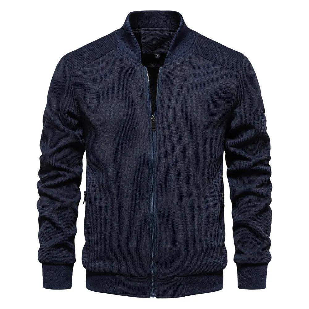 Jackson Waffle-Knit Zip Jacket Artisio