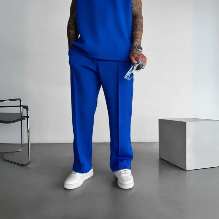 James Straight-Leg Casual Pants Artisio