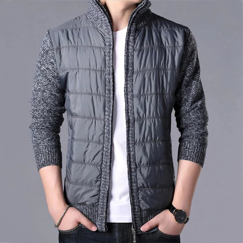 Jim Patchwork Puffer Cardigan Artisio