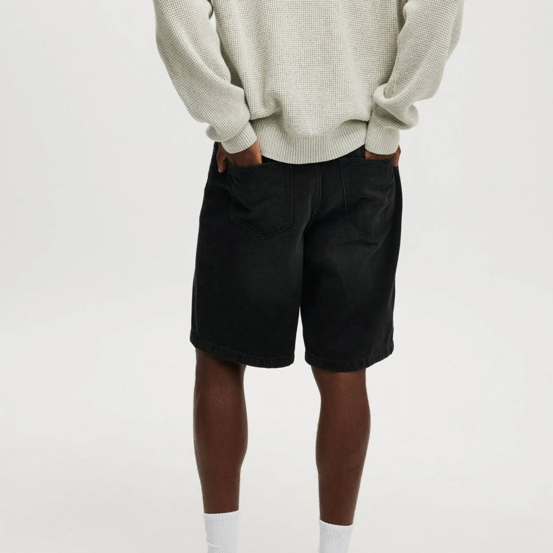 KC Relaxed Fit Denim Shorts Artisio