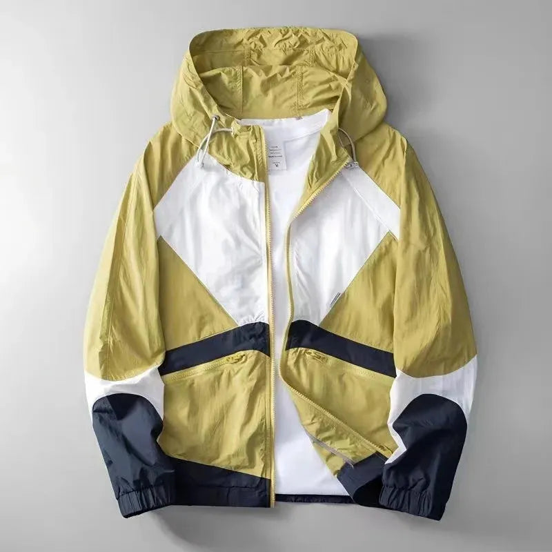 Lana Color-Block Windbreaker Artisio