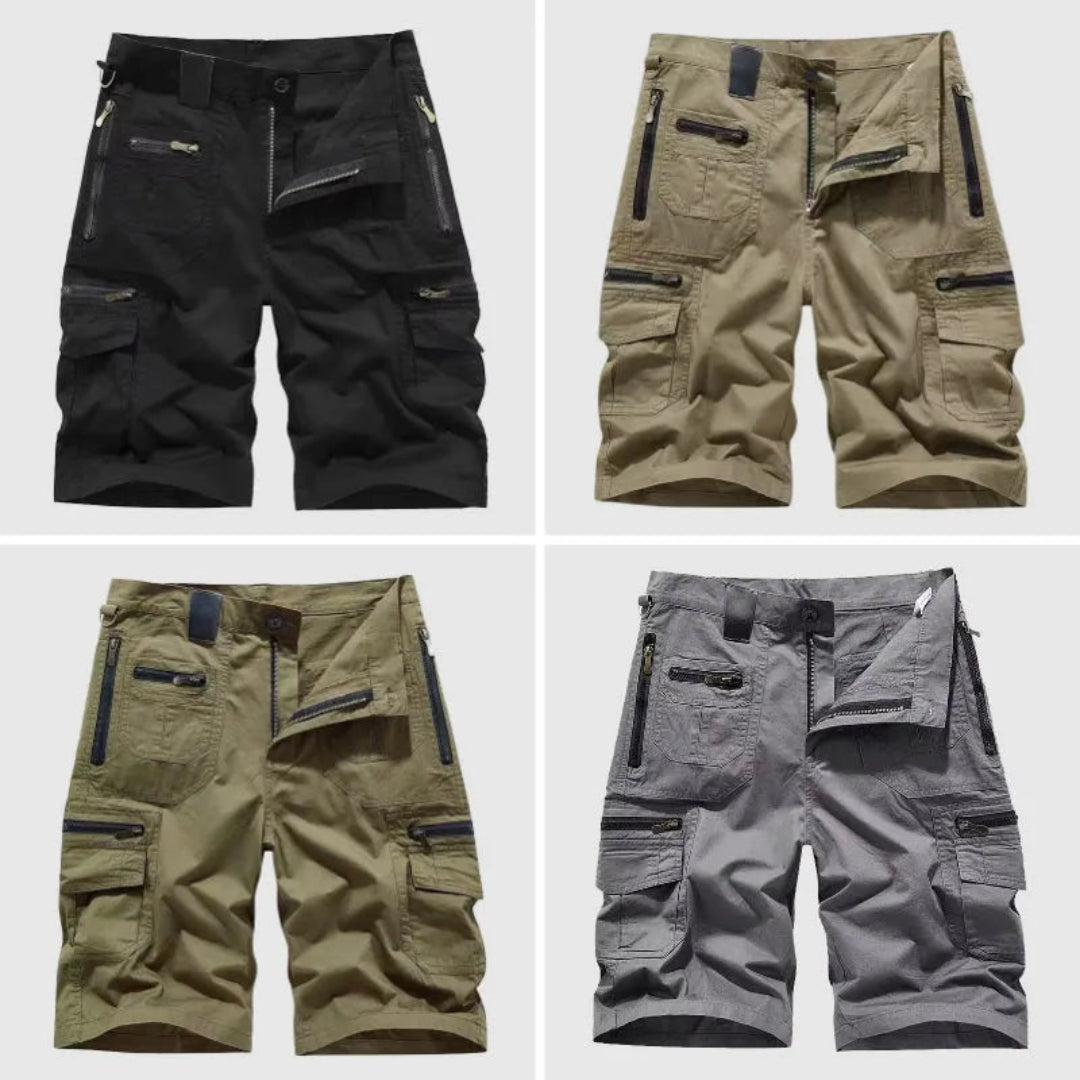 Laurence Zipper Cargo Shorts Artisio