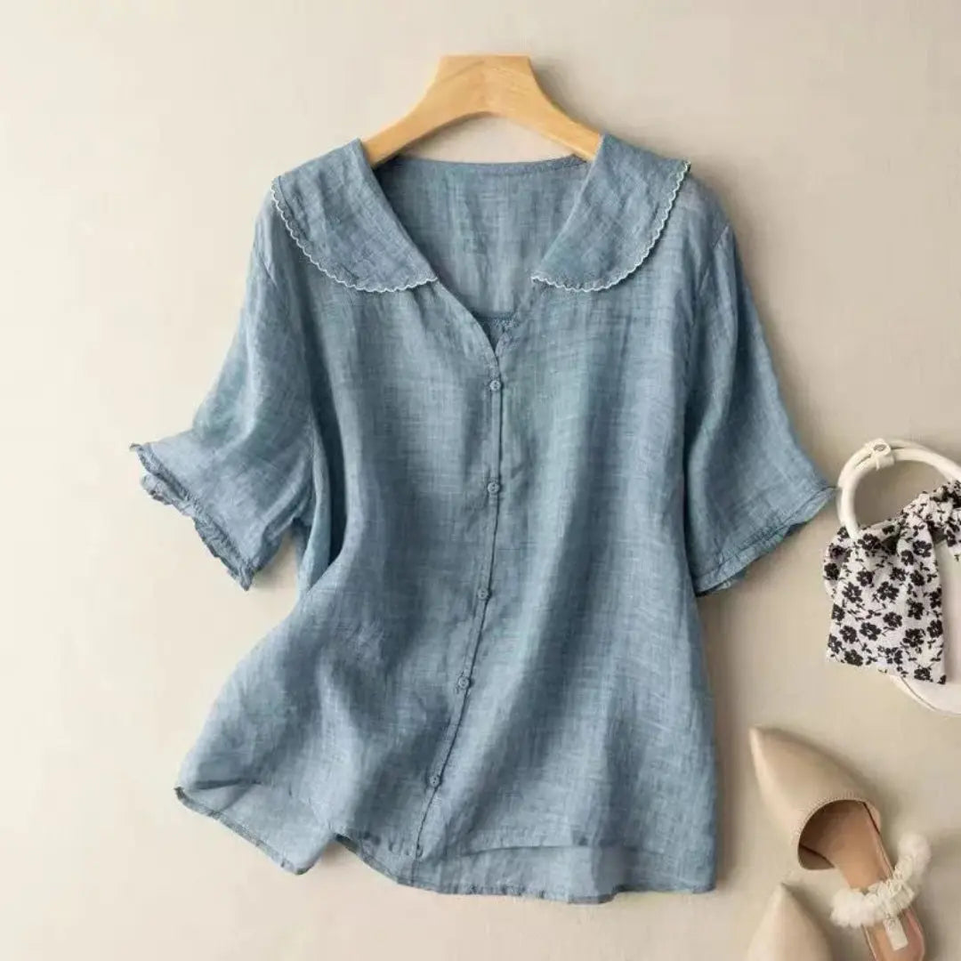 Lily Linen Blouse Artisio