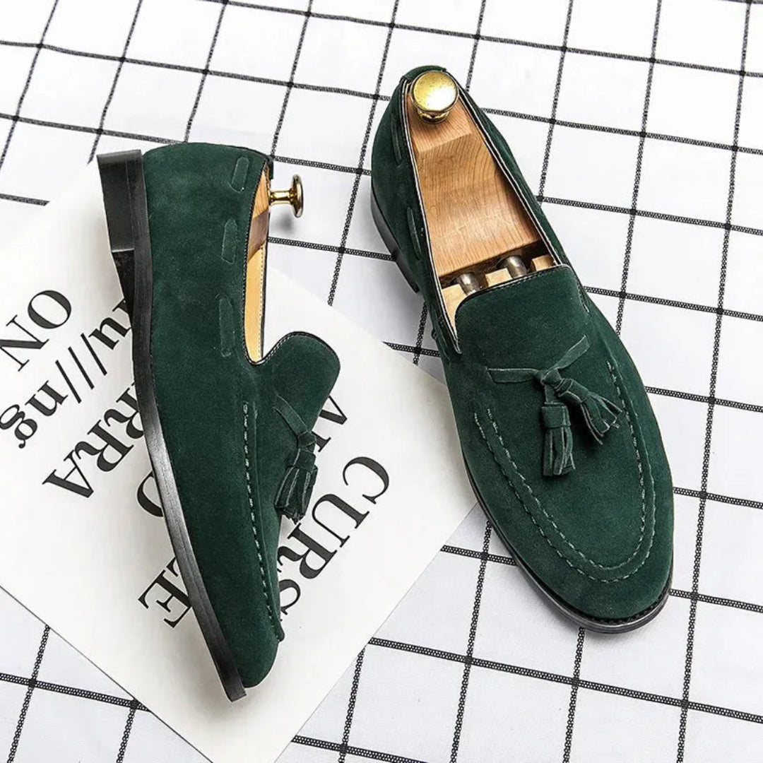 Lim Suede Tassel Slip-On Loafers Artisio