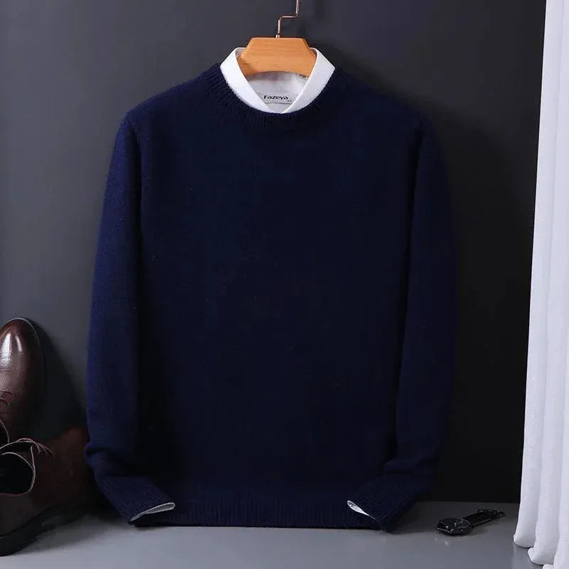 Lorenz Classic Crewneck Cashmere Sweater Artisio