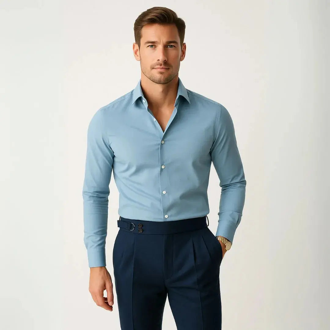 Lorenzo Button Down Long Sleeve Dress Shirt Artisio