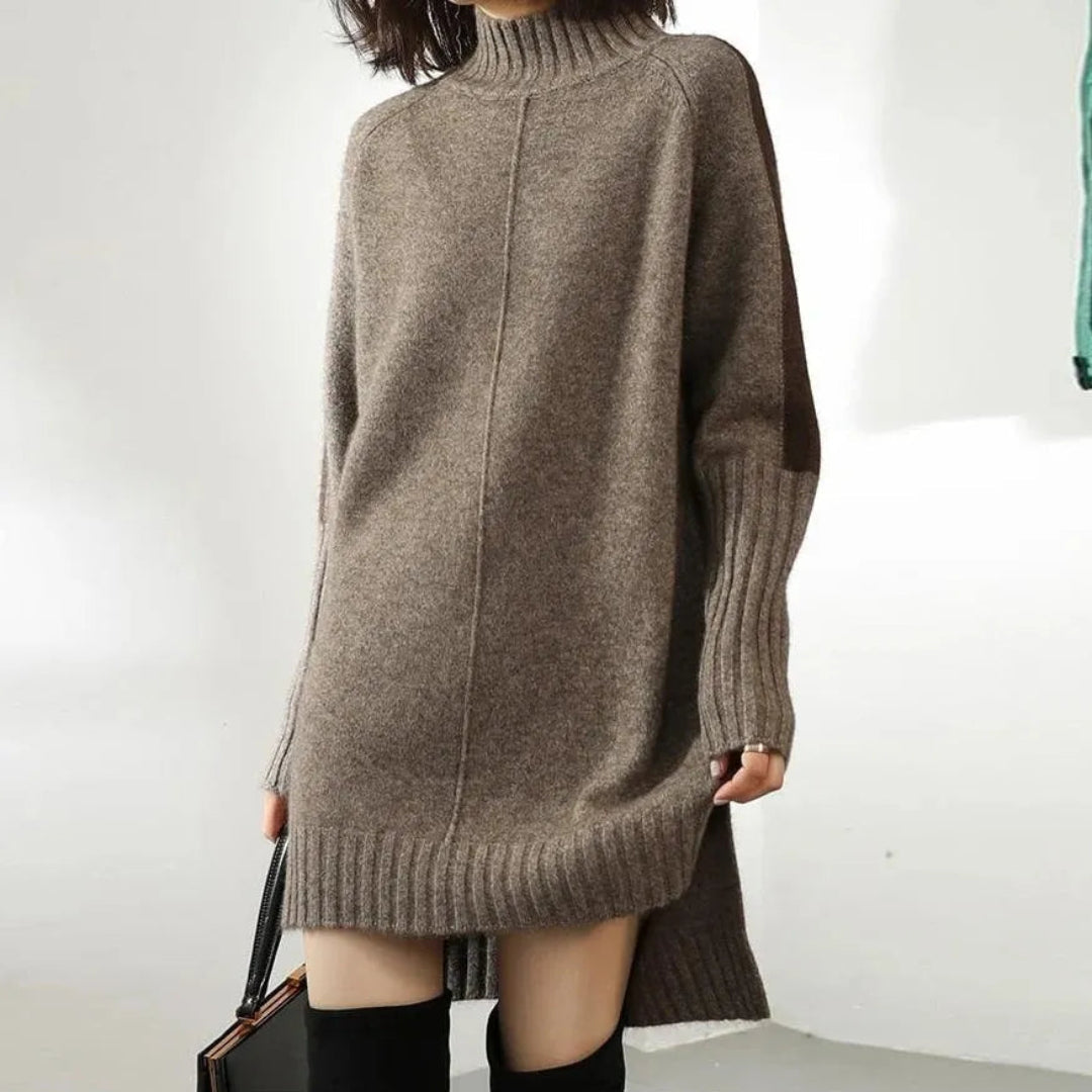 Lyca Oversized Knit Sweater Dress Artisio