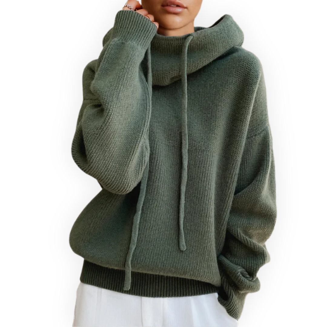 AT | Women Knit Urban Essential Hoodie
