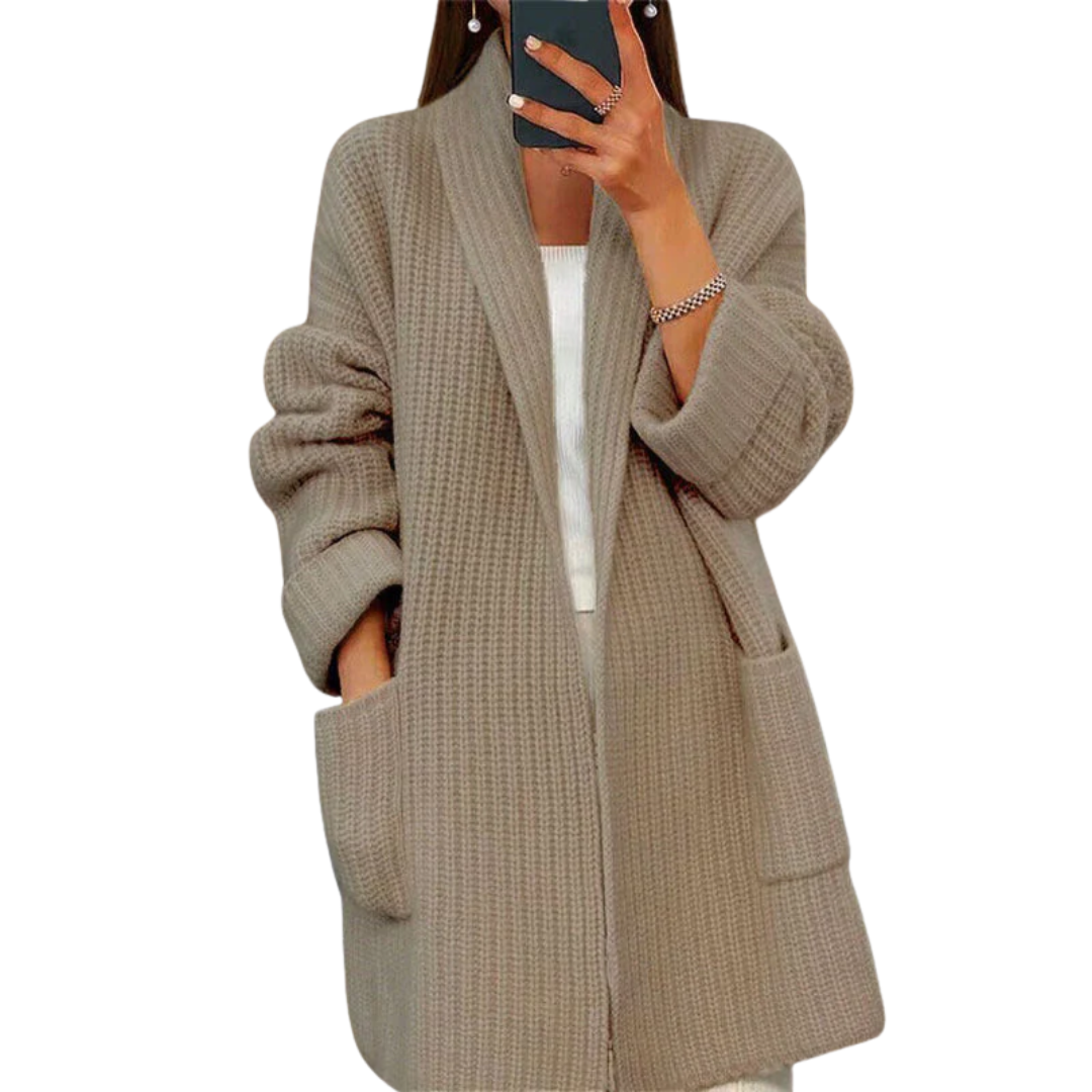 AT | Women Oversized Knit Cardigan Coat