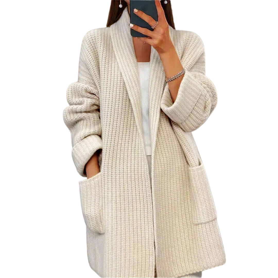 AT | Women Oversized Knit Cardigan Coat