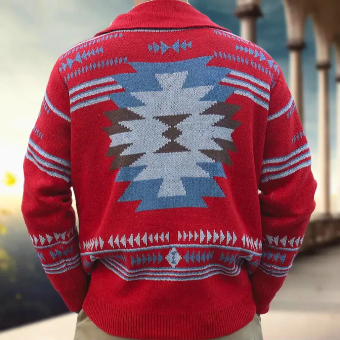 Magnus Jacquard Cardigan Artisio