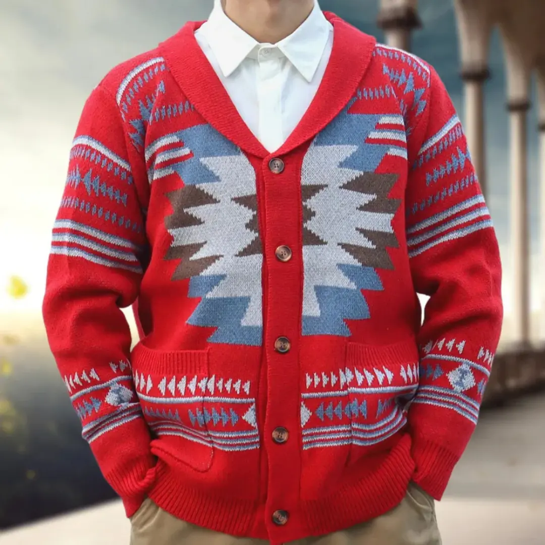 Magnus Jacquard Cardigan Artisio