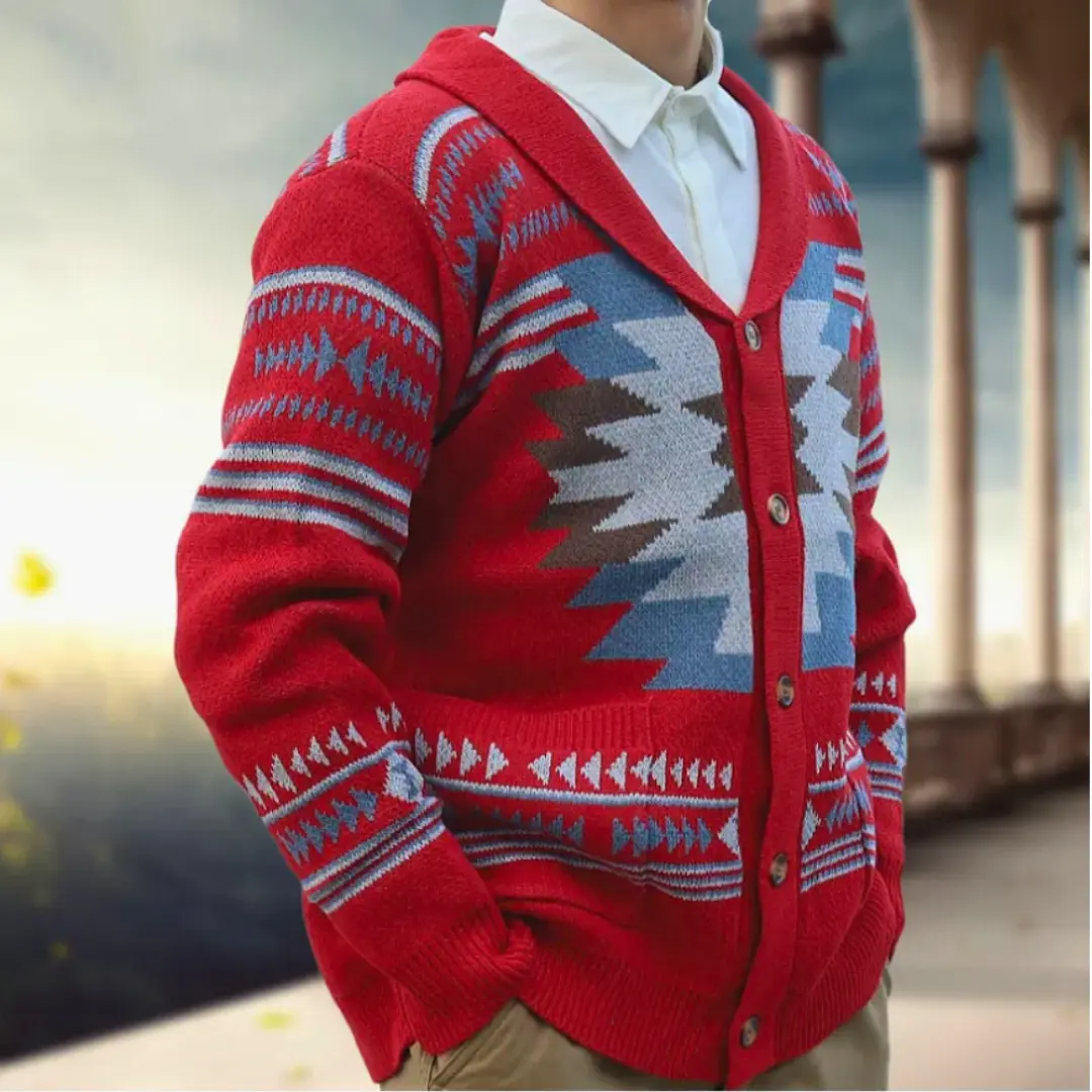 Magnus Jacquard Cardigan Artisio